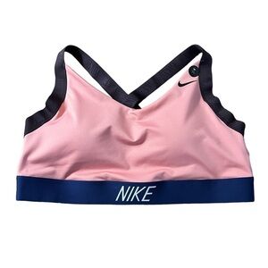 NIKE WOMENS PEACH ATHLETIC SPORTS BRA SIZE XL NWOT